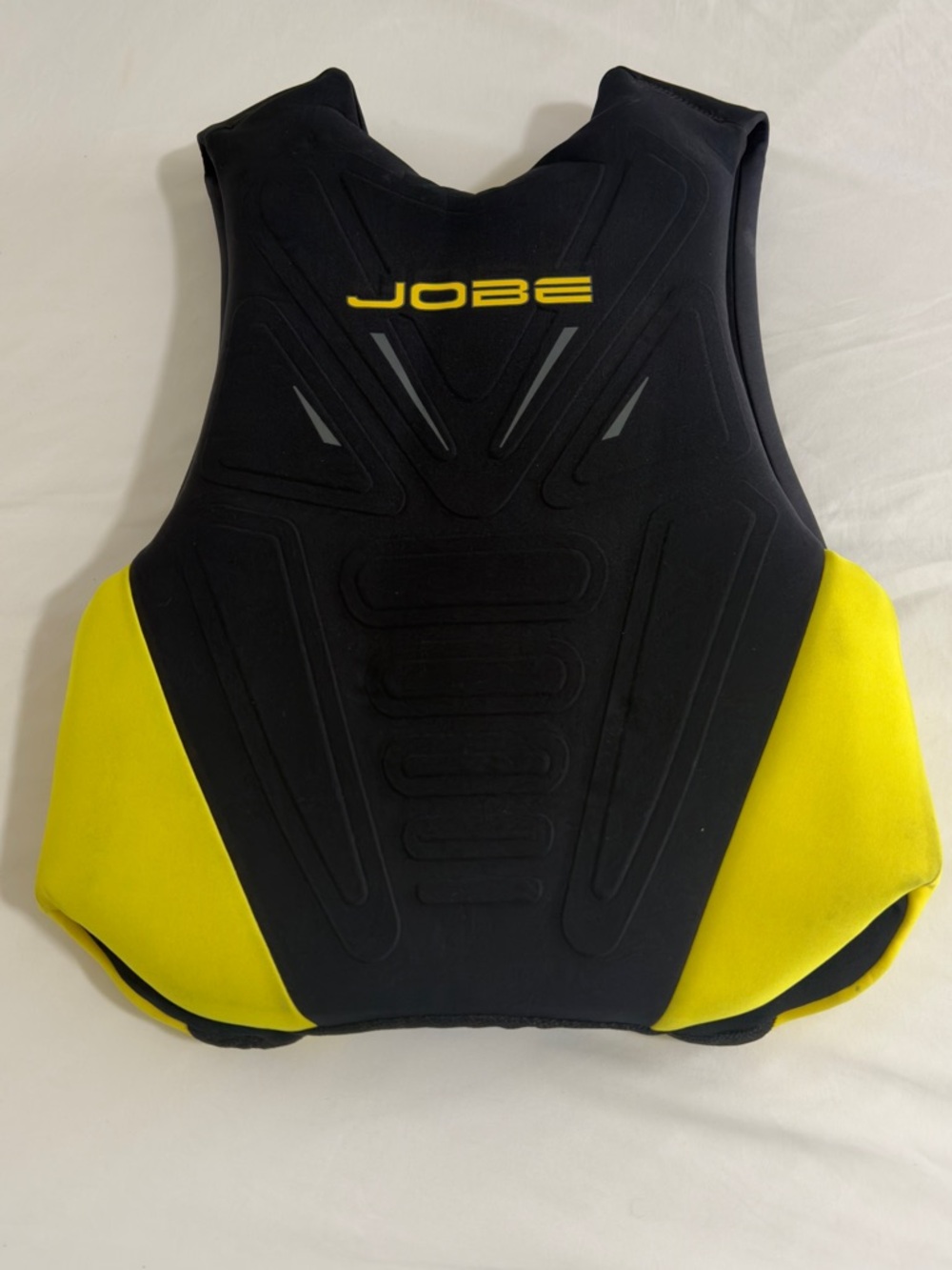 Men's Black and Yellow Neoprene Life Vest - Picture 6 of 6